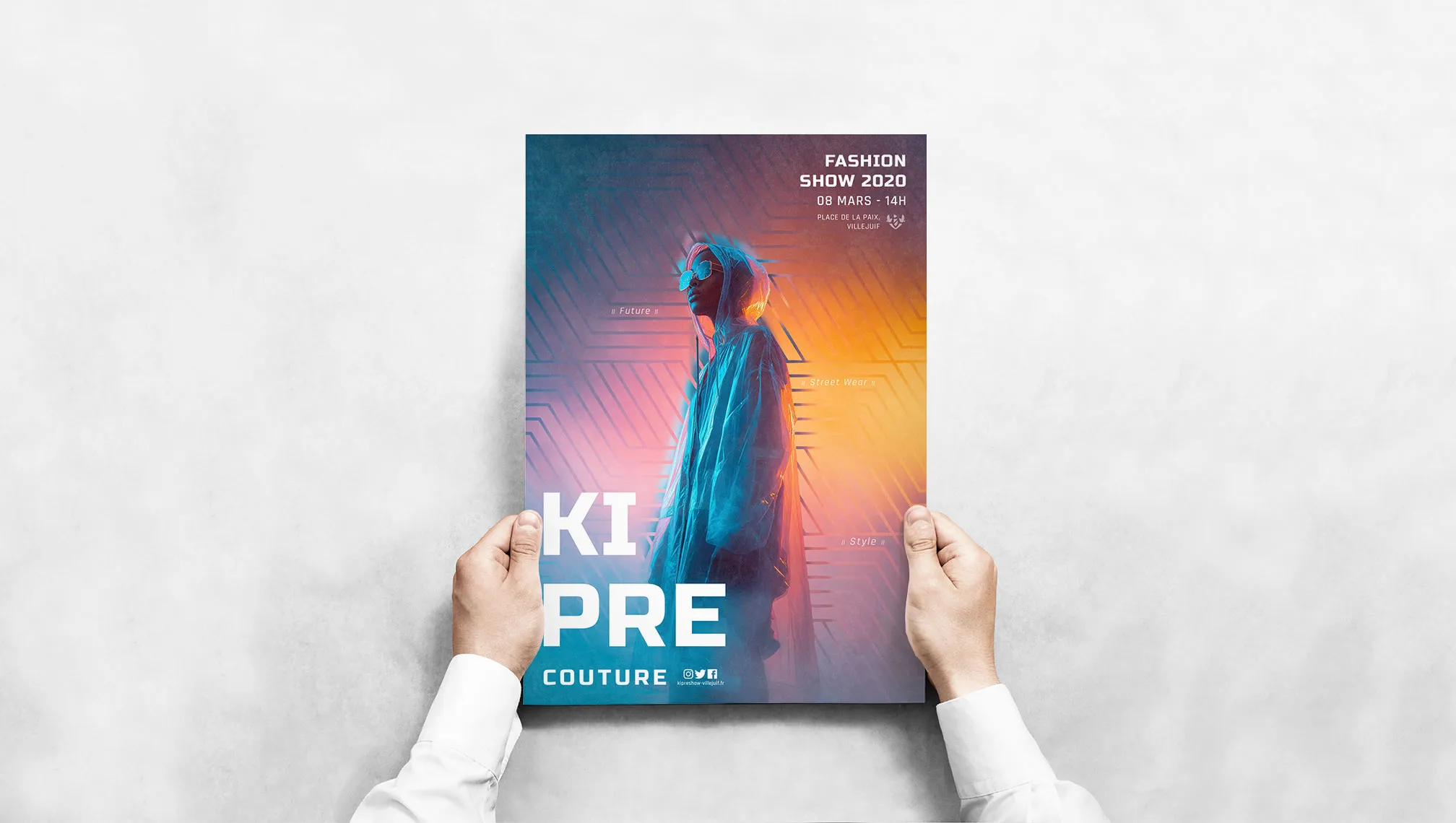 Image de l'affiche A3 pour le Kipré Show.