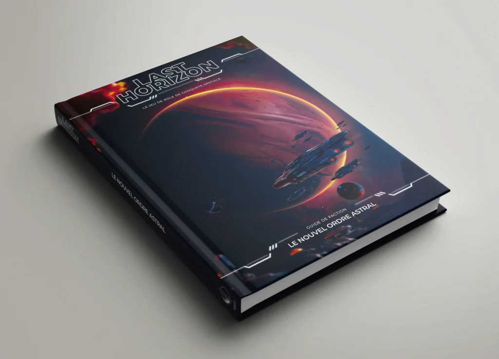 Image de première de couverture pour le livre de règles du jeu de role Last Horizon