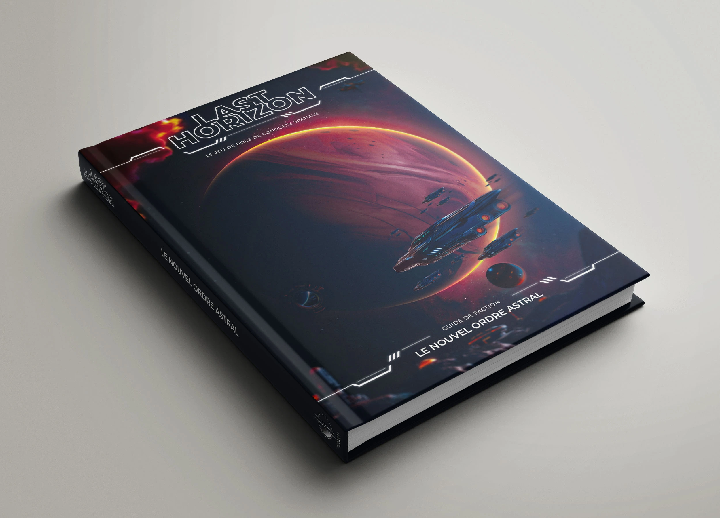 Image de première de couverture pour le livre de règles du jeu de role Last Horizon
