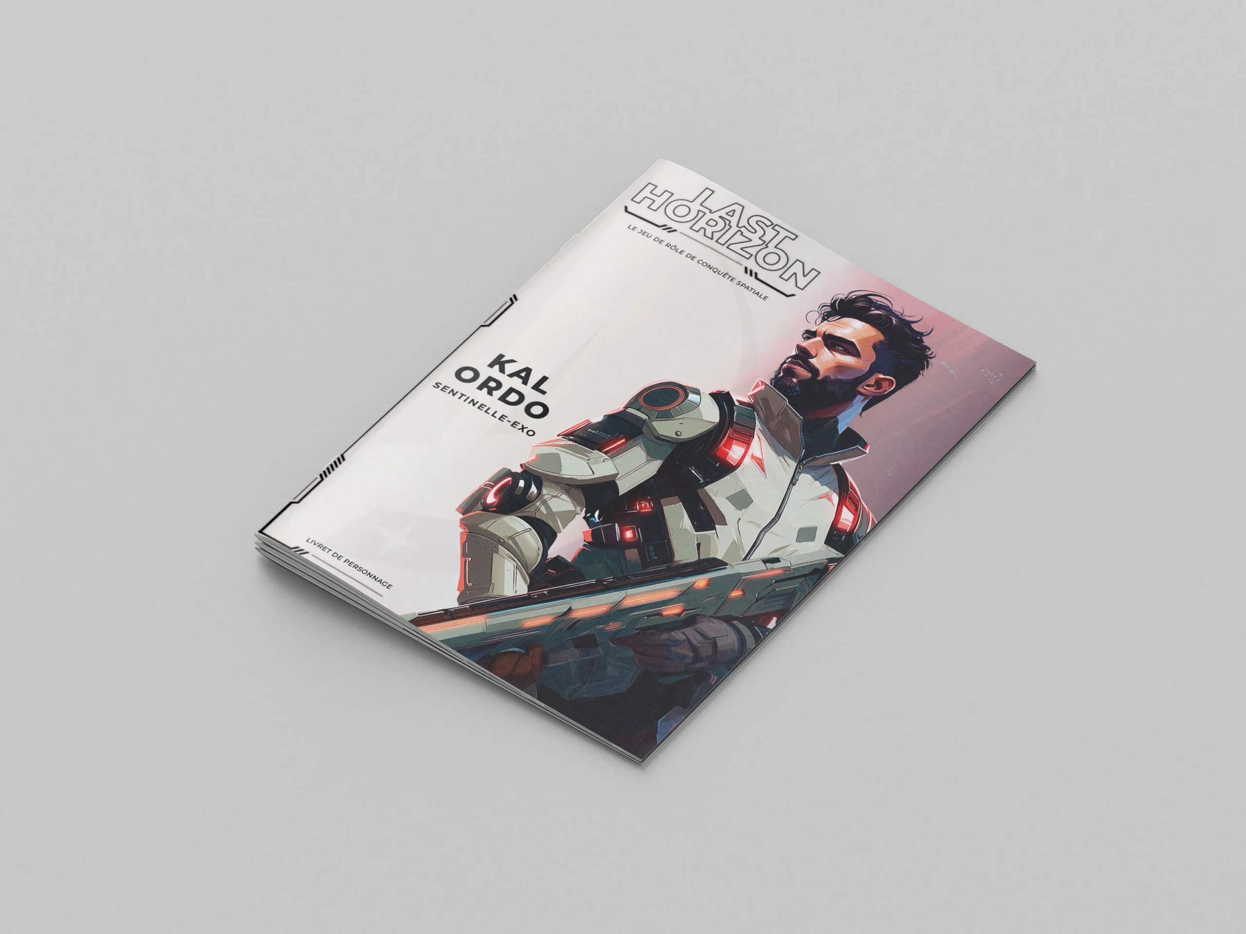 Couverture du livret de personnage Kal Ordo pour le jeu de role Last Horizon